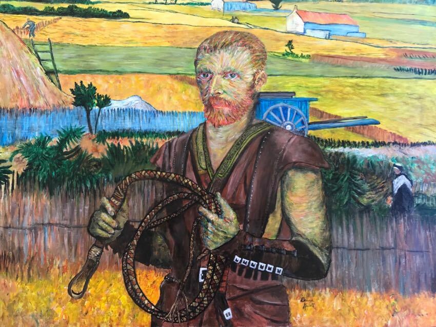 Van Gogh Gladiator Dennis Newell 30x40 oil