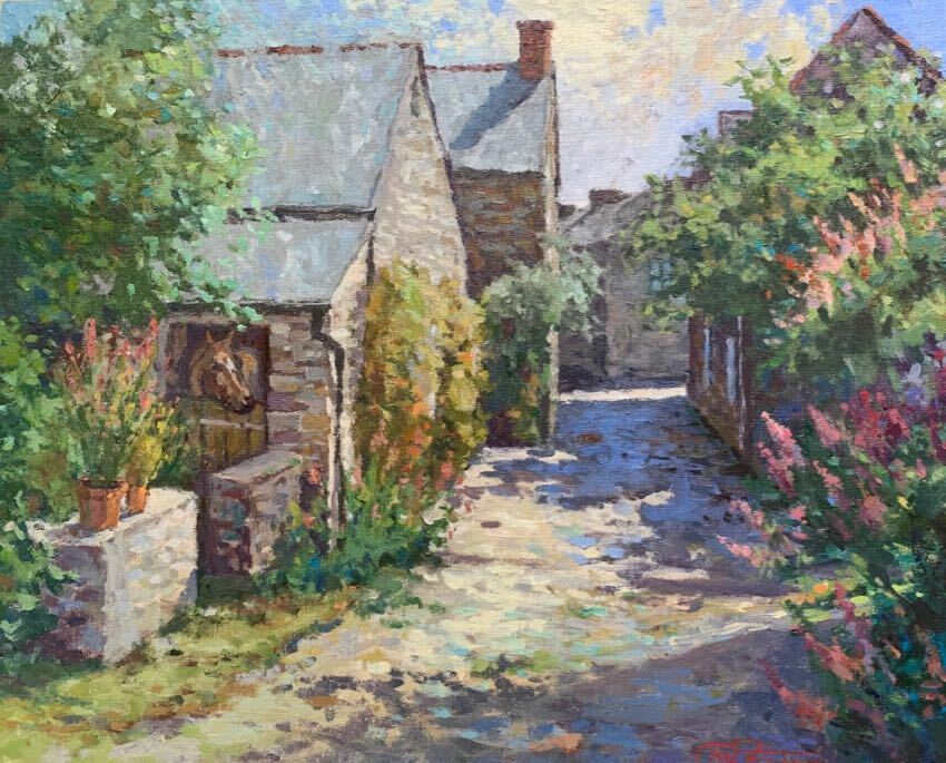 Beau Village Matthias Fischer 16x20 oil