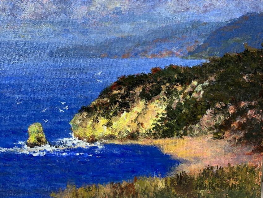 Coastal Cove Mel Rhoads 9x12 Acrylic Coastal Cove Mel Rhoads 9x12 Acrylic