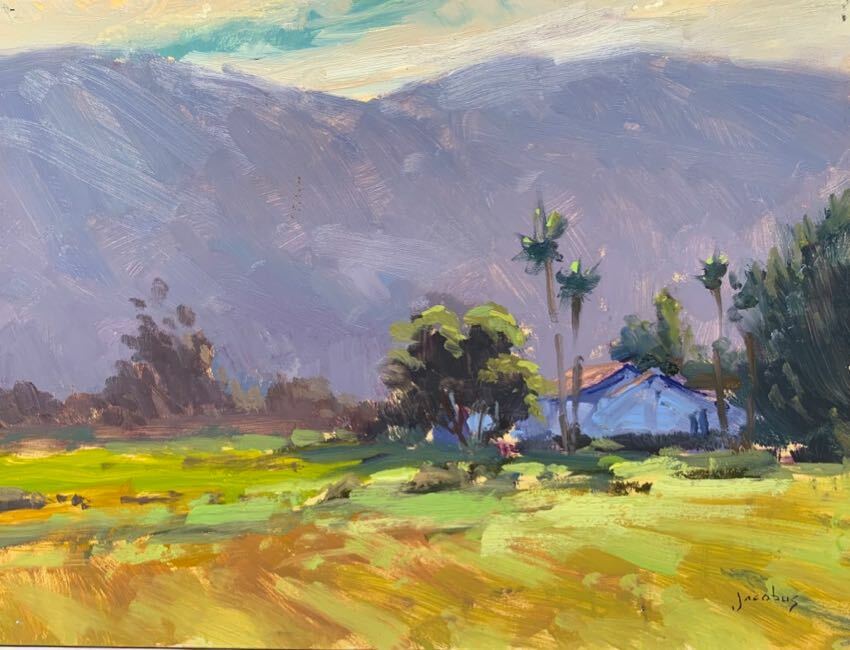 Santa Ynez Ranch Jacobus Baas 9x12