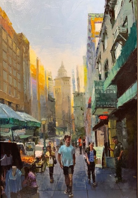 Market Day New York 36"x24" Dan LaVigne