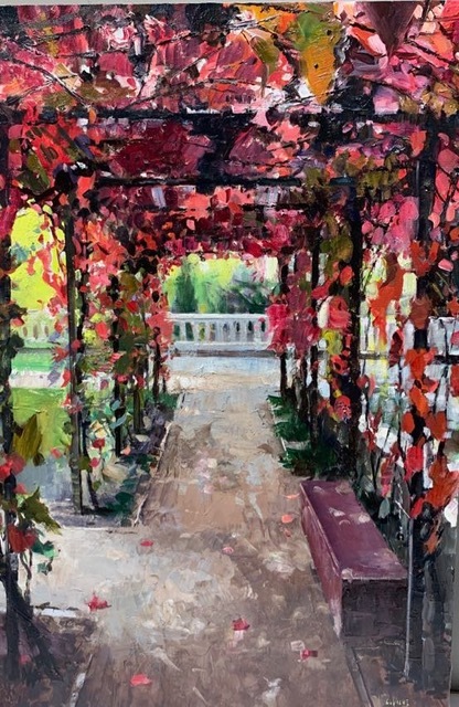 Trellis Walk 36"x24" Dan LaVigne