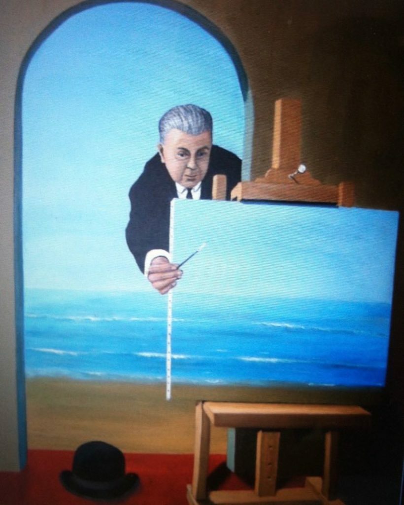 Magritte's Painting 30x24 Newell