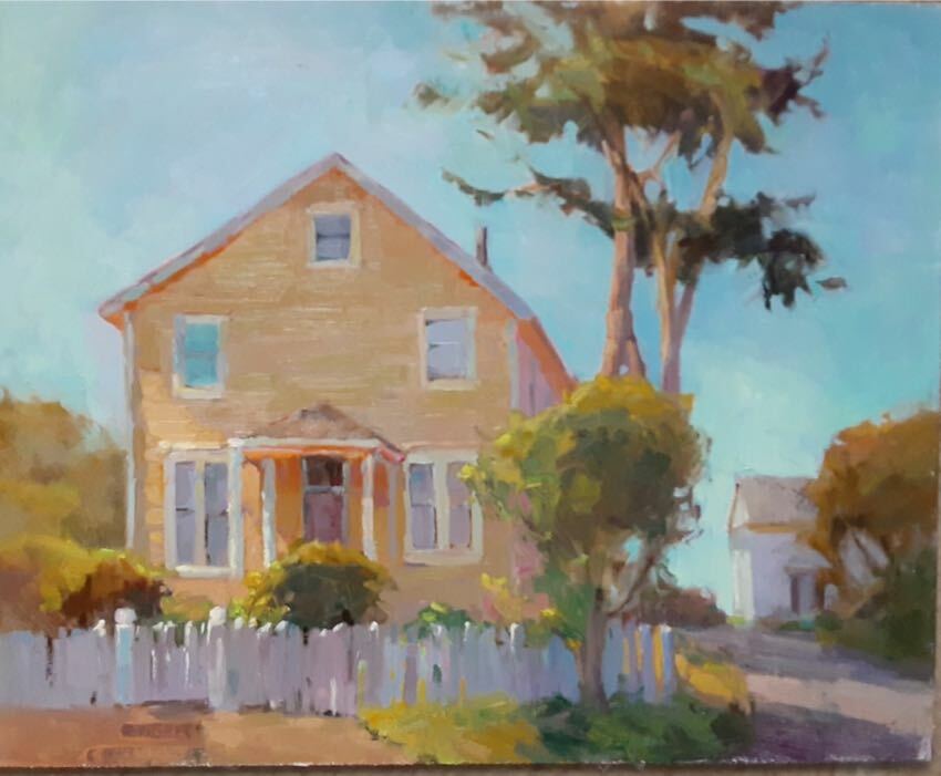 The Yellow House 20x16 Jeanette LeGrue