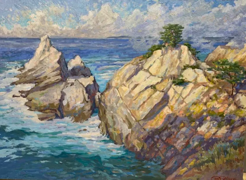 Pacific Monument 20 x 24 by Matthias Fischer