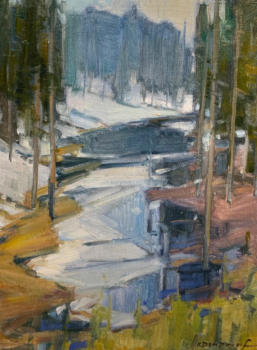 Yellowstone Grip of Winter 24 x 18 by Karl Dempwolf Yellowstone Grip of Winter 24 x 18 by Karl Dempwolf