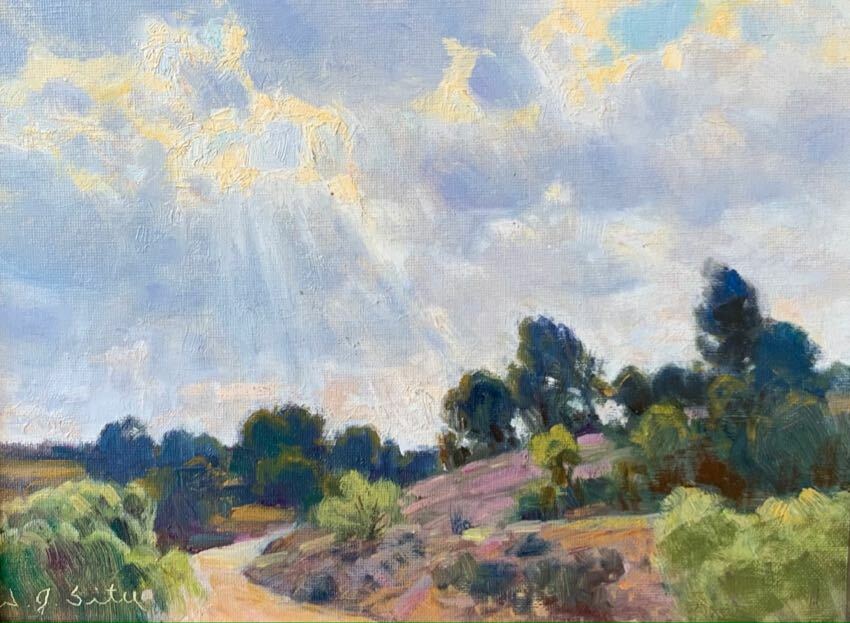 Morning Atmosphere 9 x 12 by Jason Situ