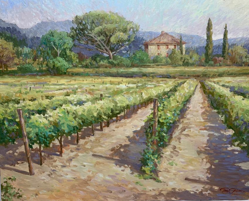 At Home in Provence 24x30 Matthias Fischer