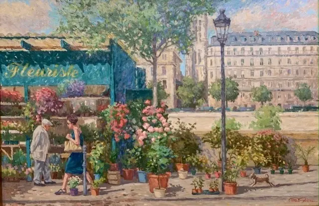 Left Bank Bouquet 24x36 Matthias Fischer