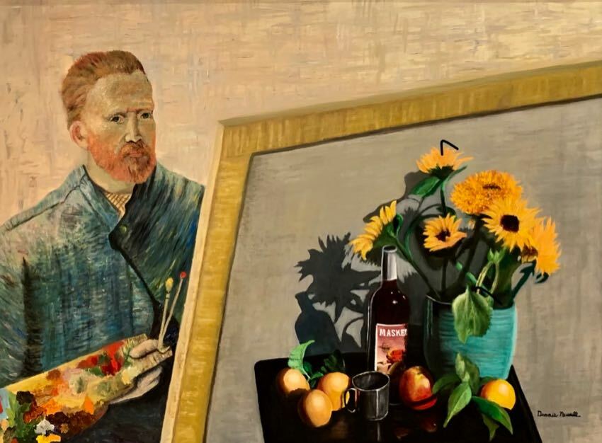 Van Gogh in Santa Barbara 30x40 Dennis Newell