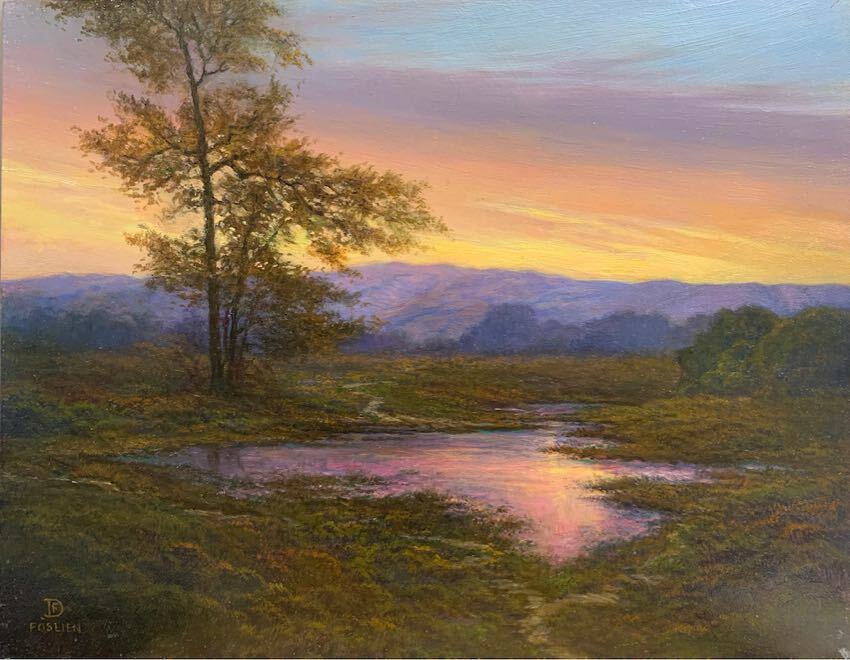 Bradbury Dam Sunset 11x14 Dirk Foslien