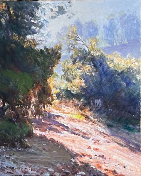 Morning Light on the Hill 20x16 Jason Situ