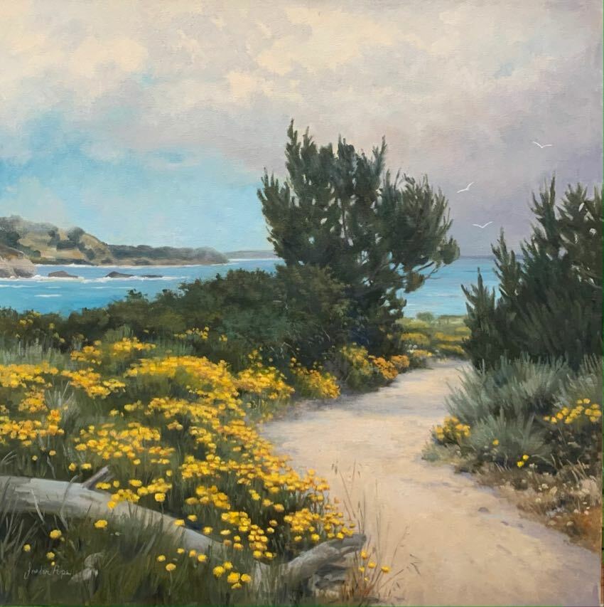 Spring in Point Lobos 30x30 by Jordan Pope