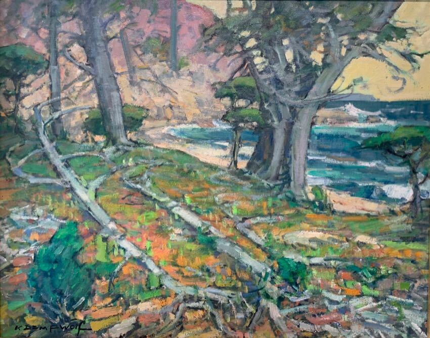 17 Mile Drive 24x30 by Karl Dempwolf