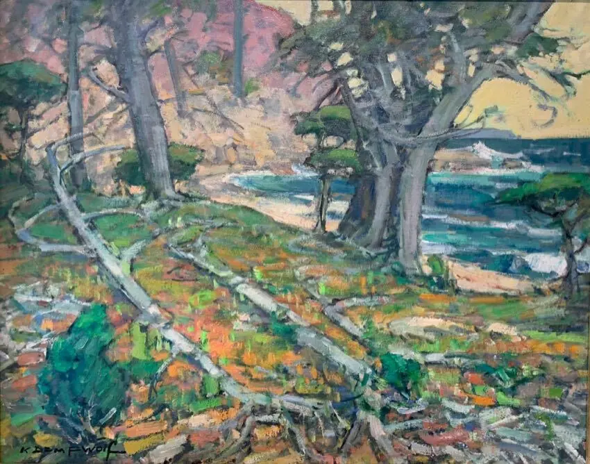 17 Mile Drive 24x30 by Karl Dempwolf