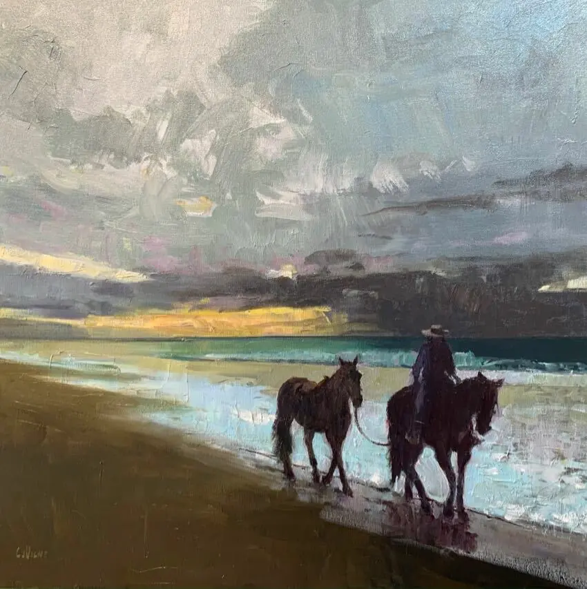 Headed Home 24x24 by Dan LaVigne