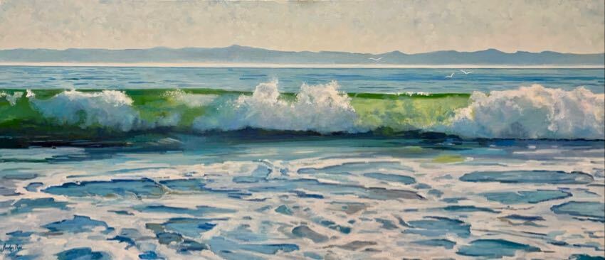 Winter Light Butterfly Beach 26x60 by Jordan Pope