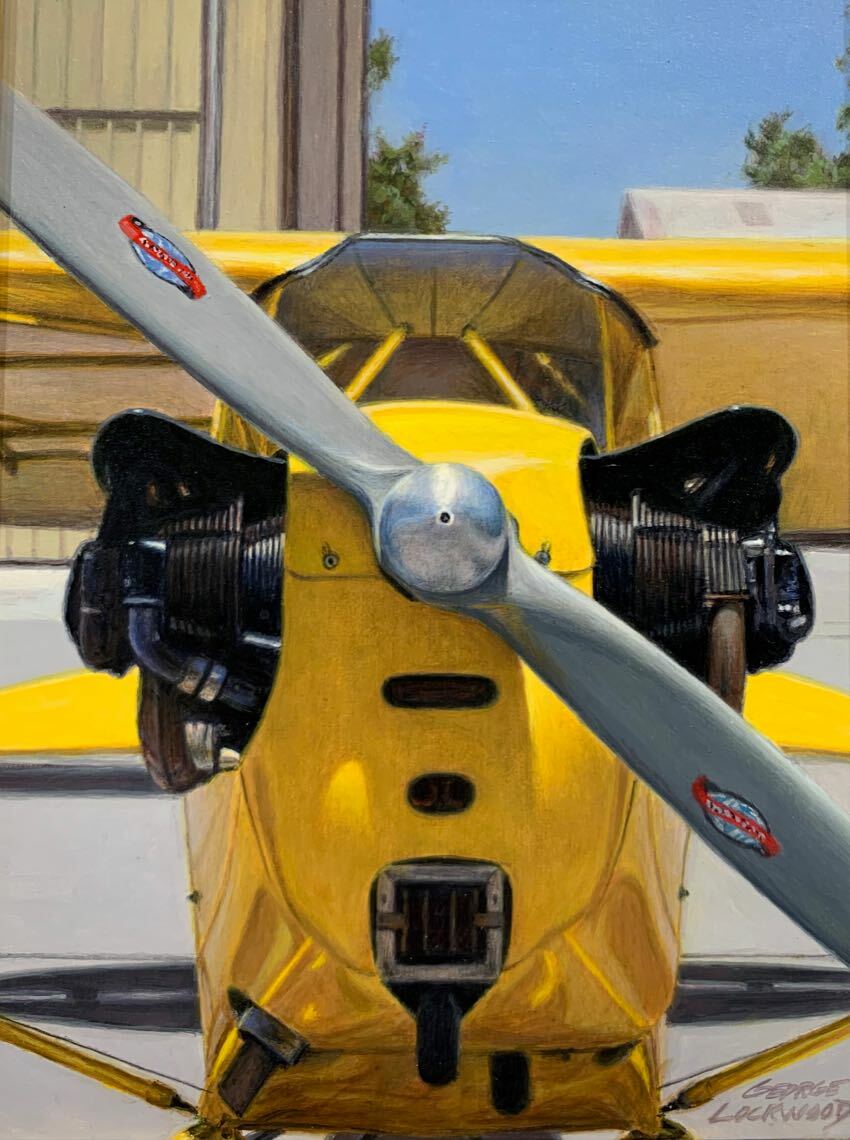 Yellow Cub 9x12 by George Lockwood