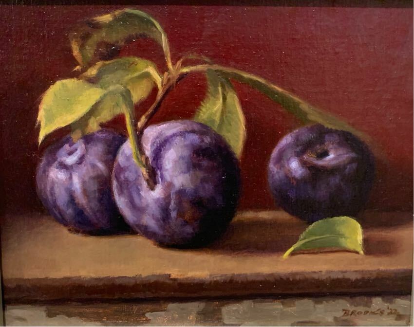 Plums 8x10 by Larry Brooks