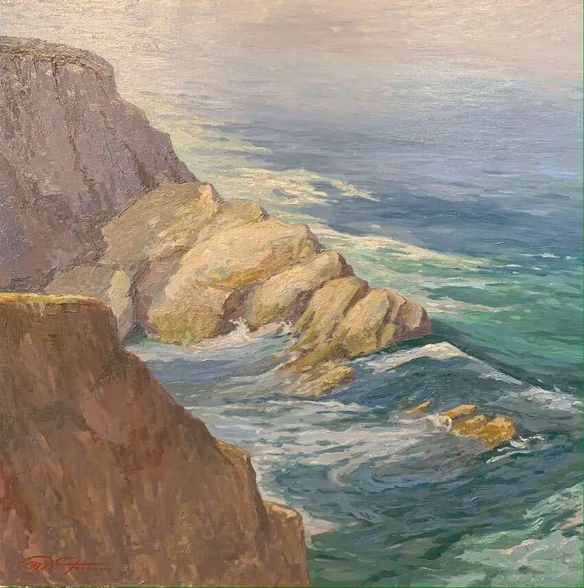 Cliff Note 30x30 by Matthias Fischer
