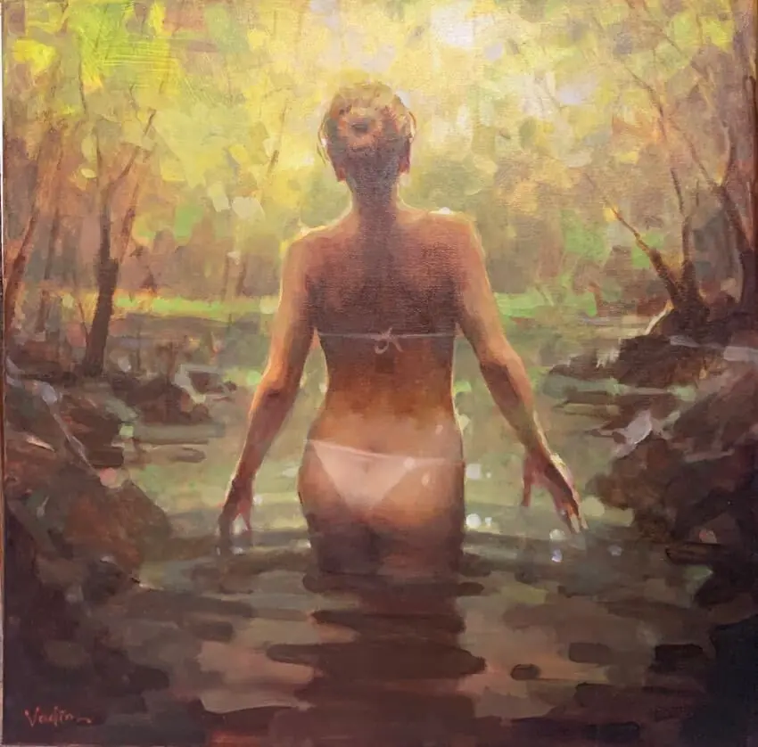 Afternoon Swim 20x20 Vadim Zang
