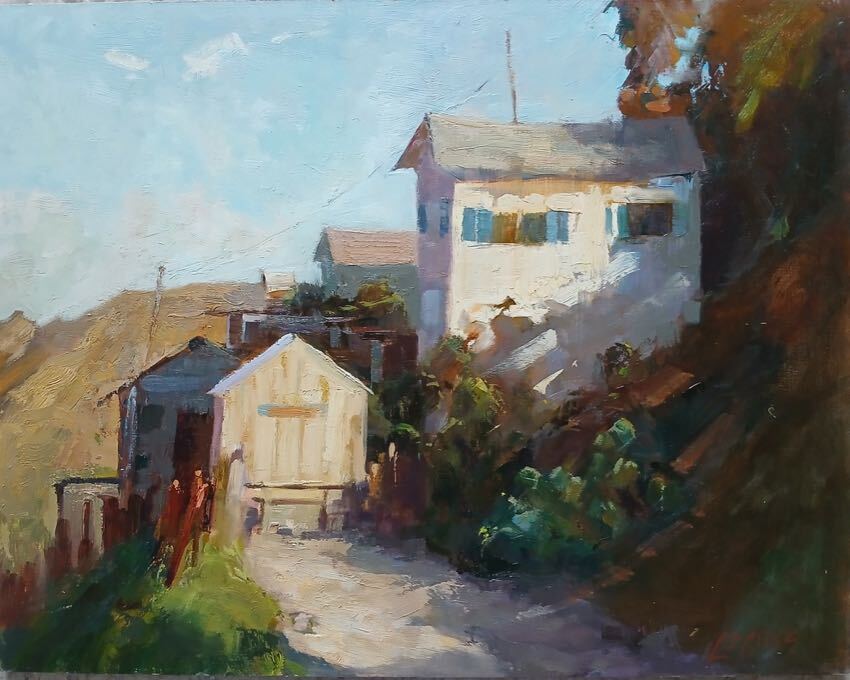 China Cove 14 x18 Le Grue