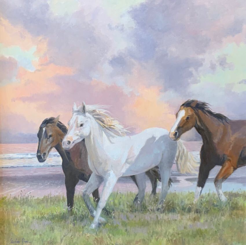 Free As an Ocean Breeze 30x30 by Jordan Pope