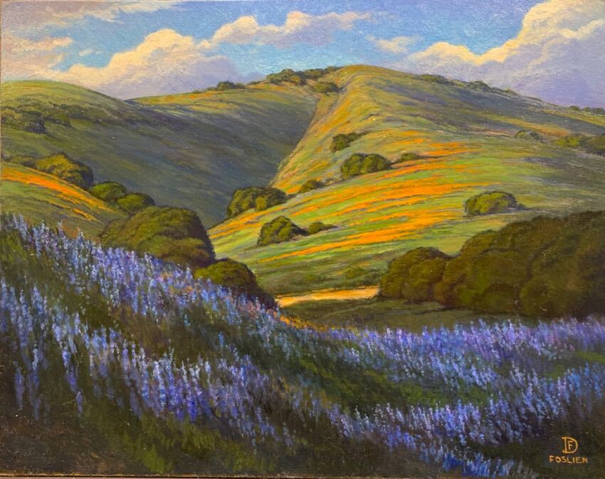 Parade of Lupine 11x14 Foslien