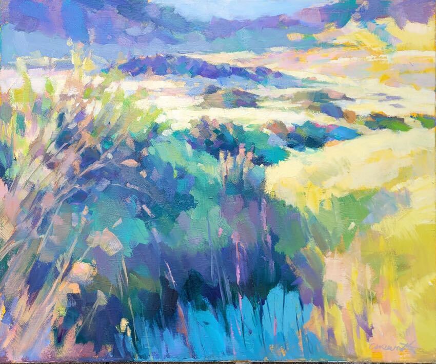 Pond In Blue 20x24 Cusworth