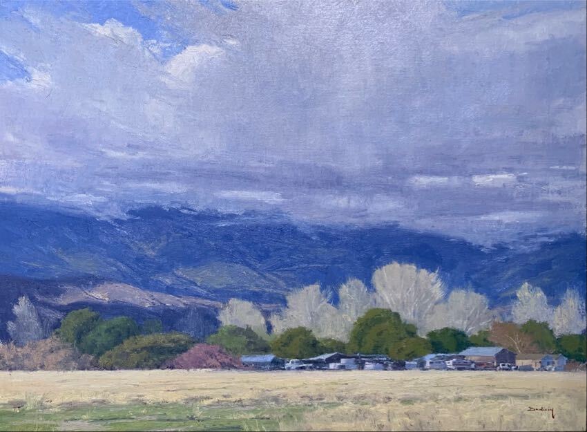 The Clouds Above Me 18x24 Budicin