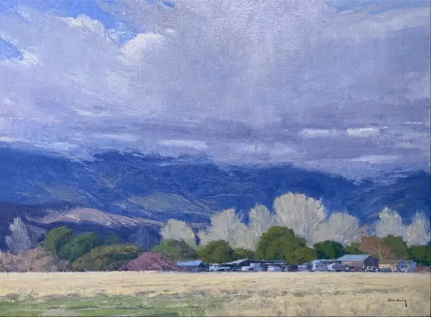 The Clouds Above Me 18x24 Budicin