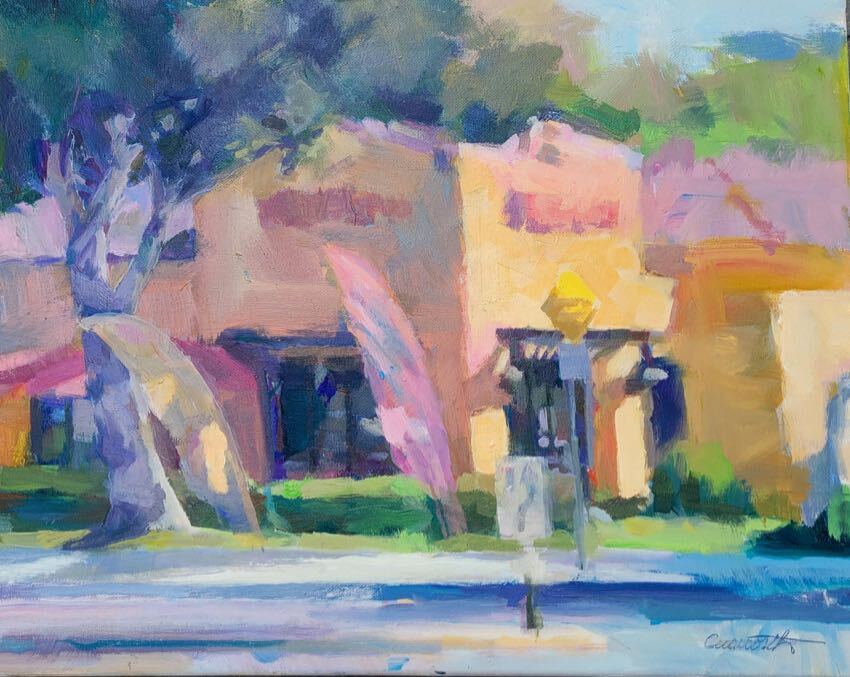 Yellow Loco 16x20 Cusworth