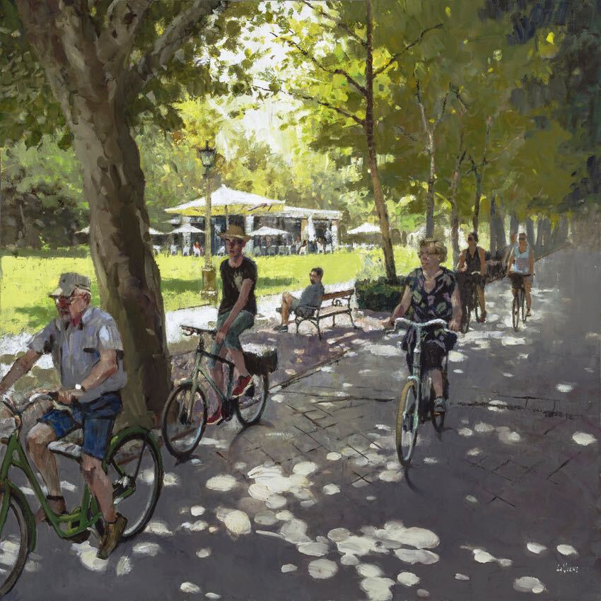 Pedal Power 30 x 30 by Dan LaVigne