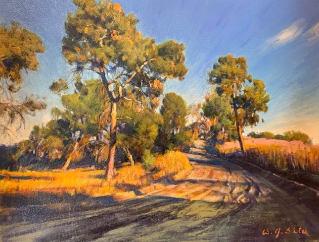 Hike up the Hill 16x20 by Jason Situ