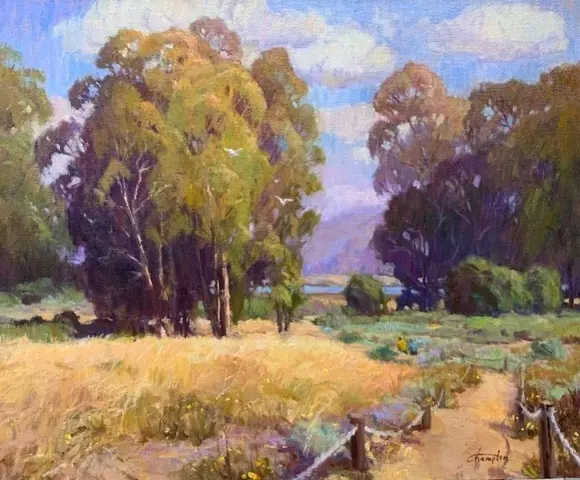 Morning Stroll 20x24 by Anita Hampton