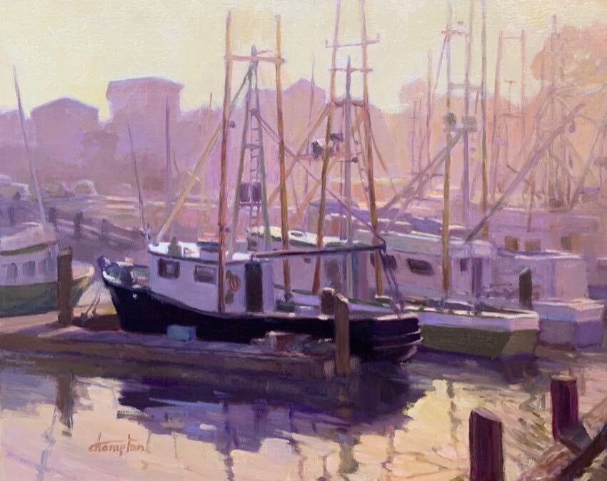 Harbor Morning 16x20 Anita Hampton