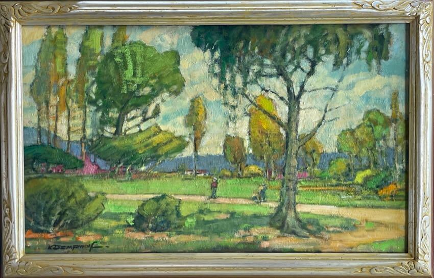 Huntington Garden Walk 24x36 Karl Dempwolf