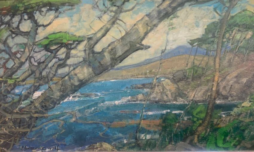 Broken Limb, Point Lobos 21x35 by Karl Dempwolf