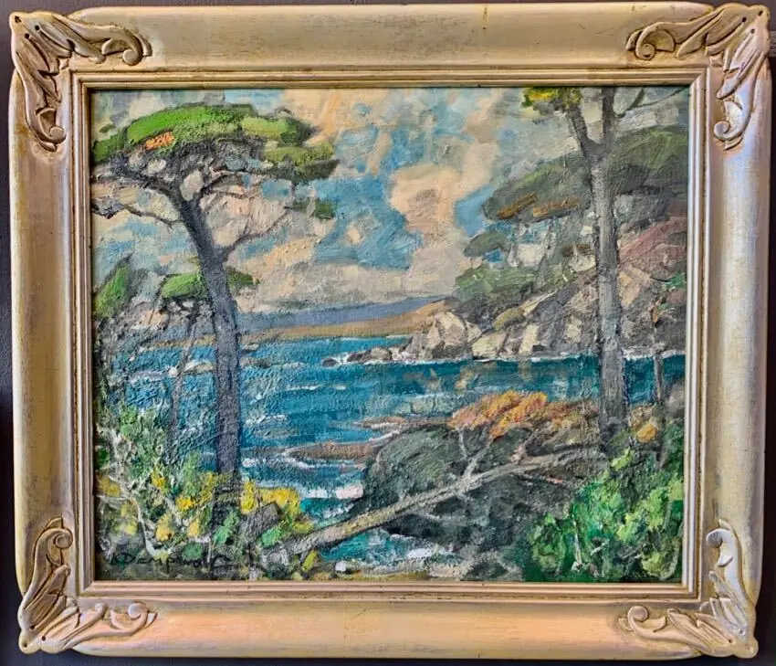 After the Storm Point Lobos 20 x 24 by Karl Dempwolf