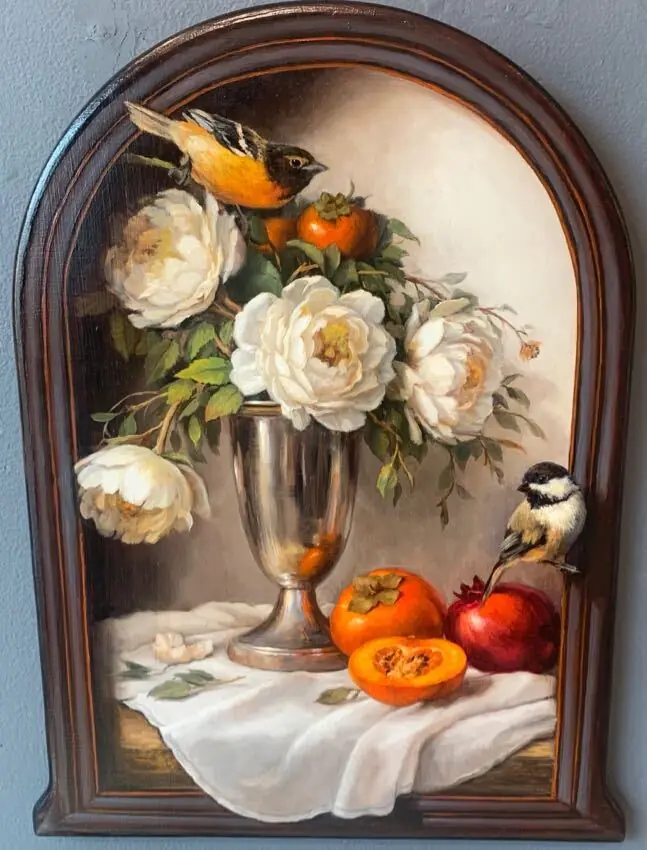 Floral in a Niche 18x13 by Mary Kay West
