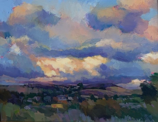 Evening Clouds 16x20 by Harvey Cusworthjpg