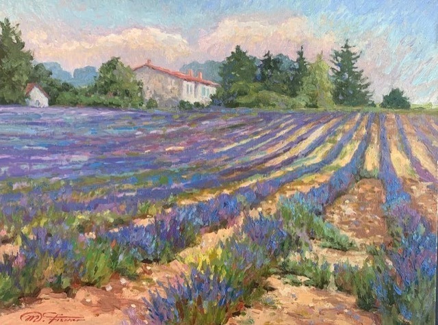 Lavender Fields 18x24 by Matthias Fischer