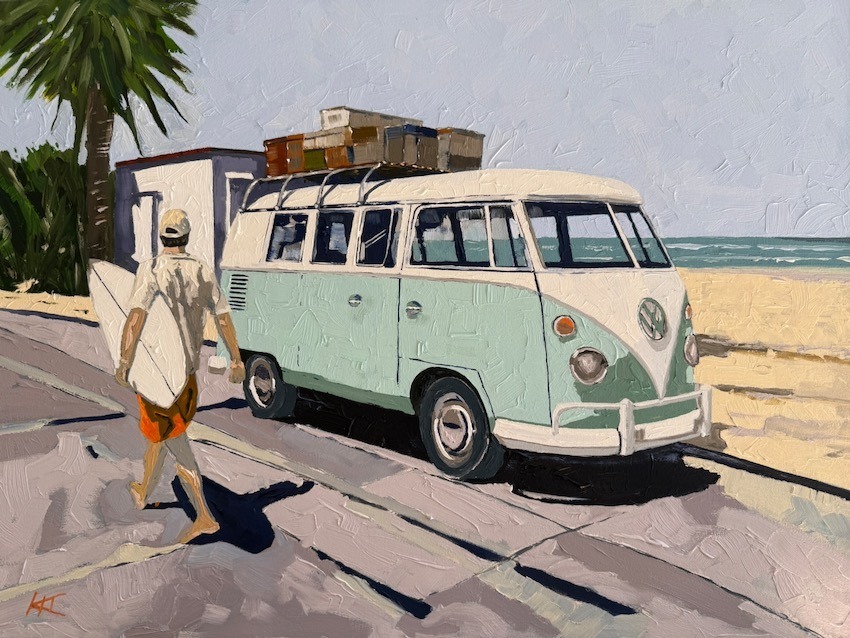California Dreaming 18x 24 by Kit Plumridge